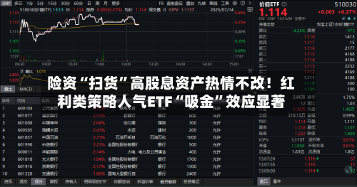 险资“扫货	”高股息资产热情不改！红利类策略人气ETF“吸金”效应显著-第2张图片