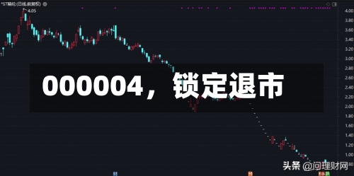 000004	，锁定退市-第1张图片