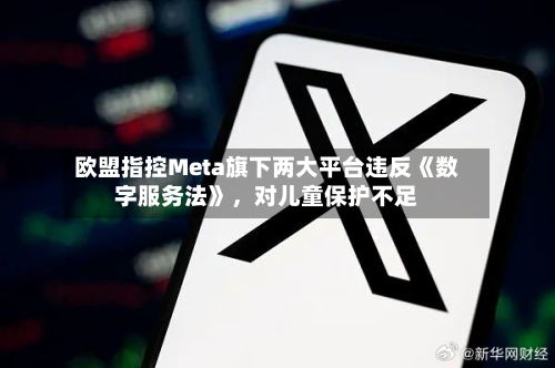 欧盟指控Meta旗下两大平台违反《数字服务法》，对儿童保护不足-第1张图片