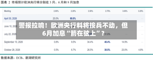 警报拉响！欧洲央行料将按兵不动，但6月加息“箭在弦上”？-第2张图片