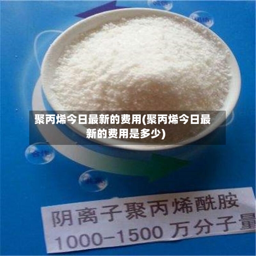 聚丙烯今日最新的费用(聚丙烯今日最新的费用是多少)-第1张图片