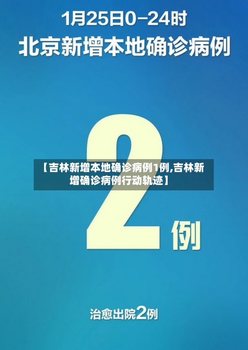 【吉林新增本地确诊病例1例,吉林新增确诊病例行动轨迹】-第1张图片