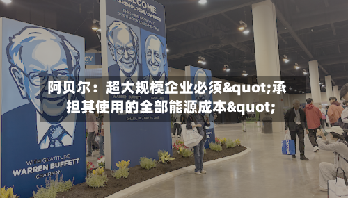 阿贝尔：超大规模企业必须"承担其使用的全部能源成本"-第2张图片