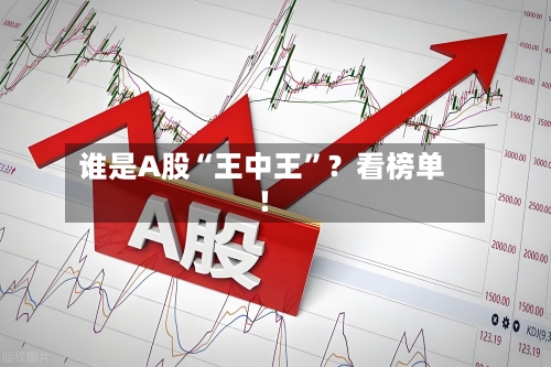 谁是A股“王中王	”？看榜单！-第1张图片