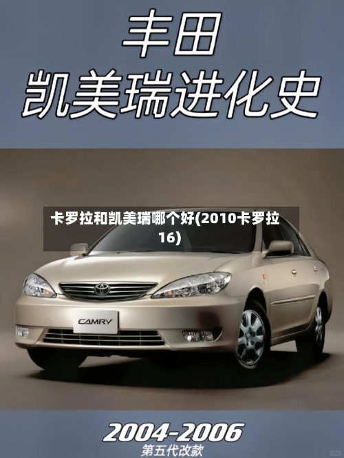 卡罗拉和凯美瑞哪个好(2010卡罗拉16)-第1张图片