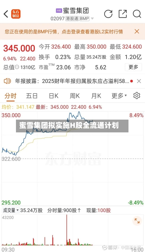 蜜雪集团拟实施H股全流通计划-第1张图片