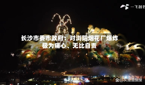 长沙市委市政府：对浏阳烟花厂爆炸极为痛心、无比自责-第3张图片