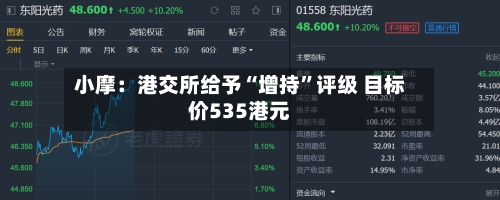 小摩：港交所给予“增持”评级 目标价535港元-第2张图片