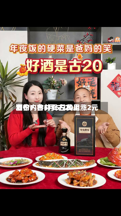 酒价内参5月6日费用发布：古井贡古20上涨2元-第1张图片