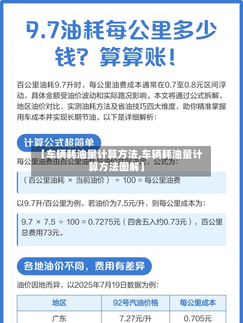 【车辆耗油量计算方法,车辆耗油量计算方法图解】-第1张图片