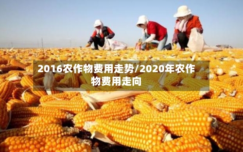 2016农作物费用走势/2020年农作物费用走向-第2张图片