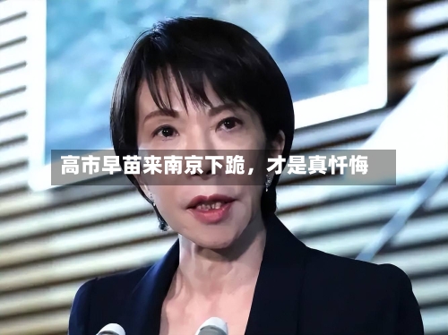 高市早苗来南京下跪，才是真忏悔-第1张图片