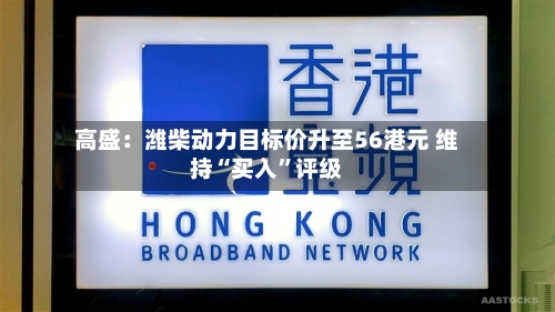 高盛：潍柴动力目标价升至56港元 维持“买入”评级-第3张图片