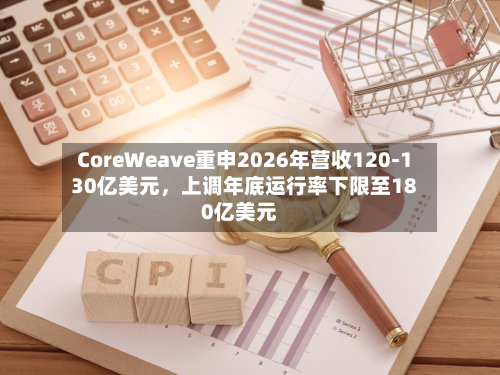 CoreWeave重申2026年营收120-130亿美元，上调年底运行率下限至180亿美元-第2张图片