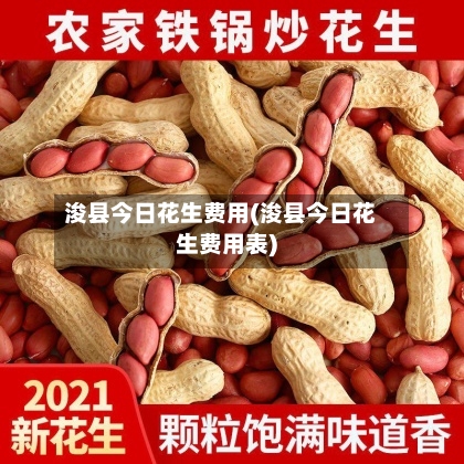 浚县今日花生费用(浚县今日花生费用表)-第3张图片