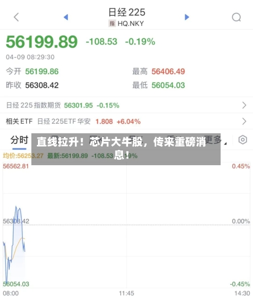 直线拉升！芯片大牛股，传来重磅消息！-第2张图片