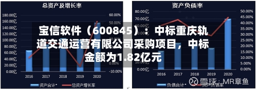 宝信软件（600845）：中标重庆轨道交通运营有限公司采购项目，中标金额为1.82亿元-第2张图片