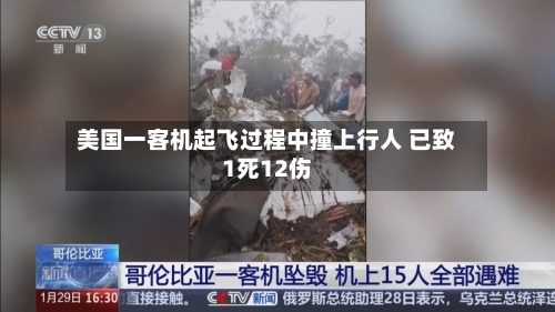 美国一客机起飞过程中撞上行人 已致1死12伤-第1张图片