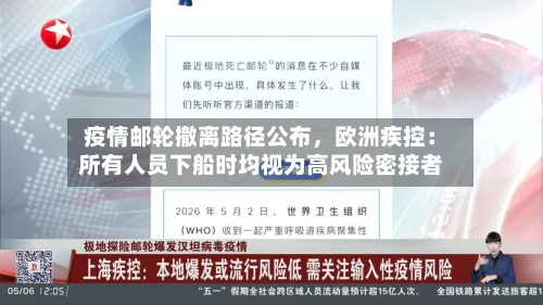 疫情邮轮撤离路径公布，欧洲疾控：所有人员下船时均视为高风险密接者-第3张图片