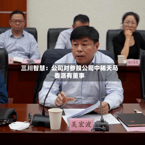 三川智慧：公司对参股公司中稀天马委派有董事-第2张图片