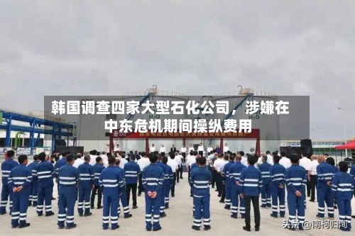 韩国调查四家大型石化公司，涉嫌在中东危机期间操纵费用-第3张图片
