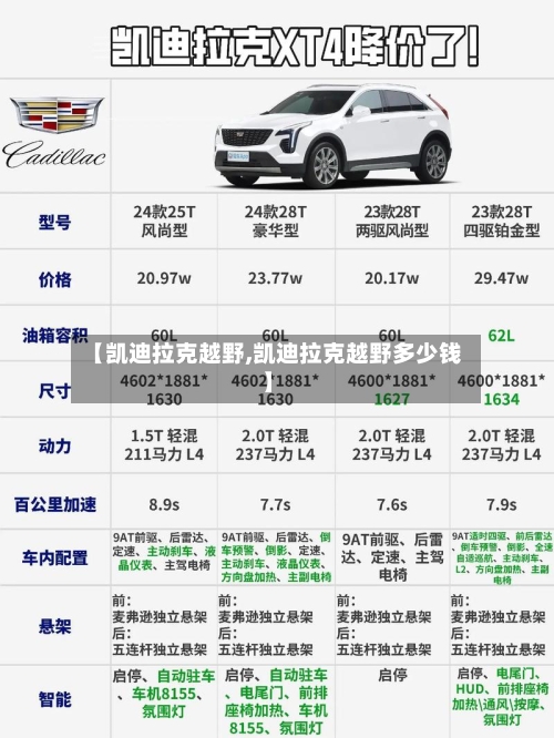 【凯迪拉克越野,凯迪拉克越野多少钱】-第1张图片