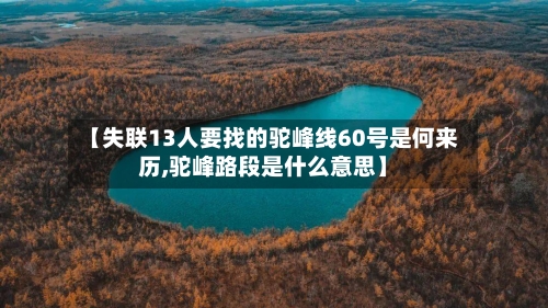 【失联13人要找的驼峰线60号是何来历,驼峰路段是什么意思】-第2张图片