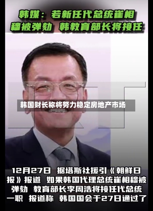 韩国财长称将努力稳定房地产市场-第2张图片