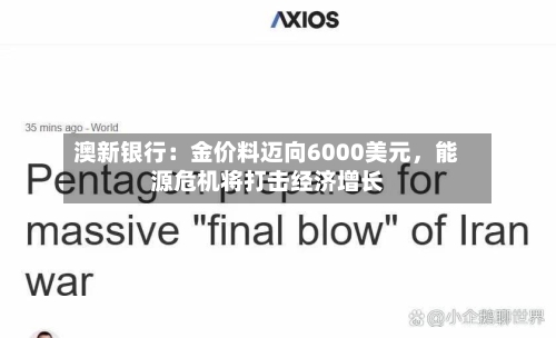 澳新银行：金价料迈向6000美元，能源危机将打击经济增长-第3张图片