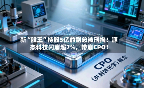 新“股王”持股5亿的副总被刑拘！源杰科技闪崩超7%	，带崩CPO！-第1张图片