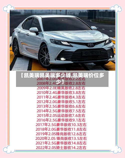 【凯美瑞凯美瑞多少钱,凯美瑞价位多少】-第3张图片