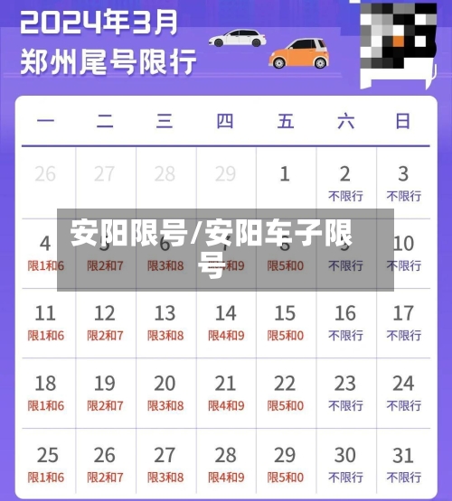 安阳限号/安阳车子限号-第3张图片