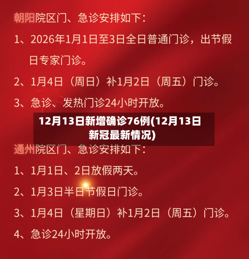 12月13日新增确诊76例(12月13日新冠最新情况)-第3张图片