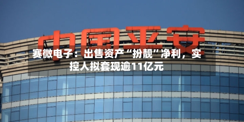 赛微电子：出售资产“扮靓”净利	，实控人拟套现逾11亿元-第1张图片