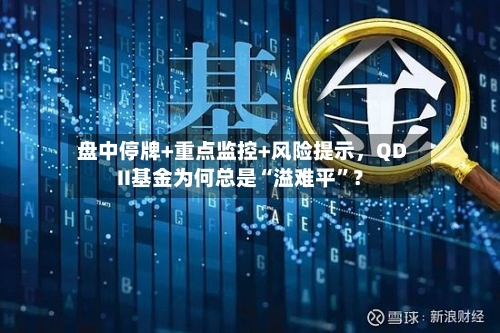 盘中停牌+重点监控+风险提示，QDII基金为何总是“溢难平”？-第1张图片
