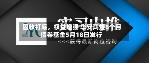 固收打底，权益增强 华安鸿煜6个月债券基金5月18日发行-第3张图片
