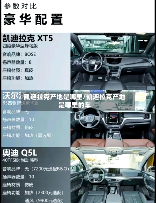 凯迪拉克产地是哪里/凯迪拉克产地是哪里的车-第1张图片