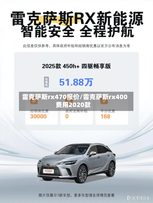 雷克萨斯rx470报价/雷克萨斯rx400费用2020款-第1张图片