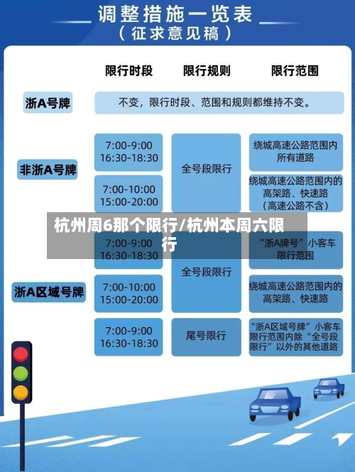 杭州周6那个限行/杭州本周六限行-第3张图片