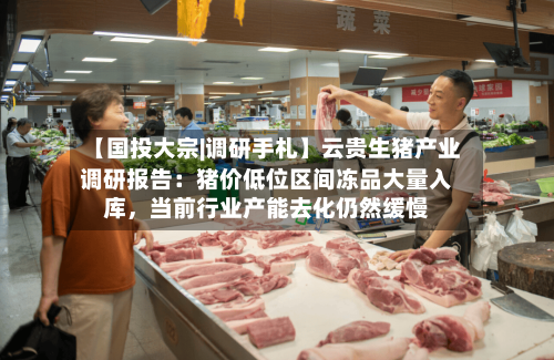 【国投大宗|调研手札】云贵生猪产业调研报告：猪价低位区间冻品大量入库	，当前行业产能去化仍然缓慢-第1张图片
