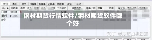 钢材期货行情软件/钢材期货软件哪个好-第2张图片