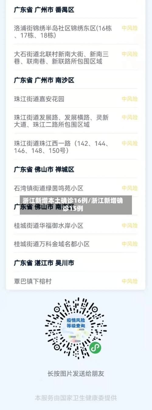 浙江新增本土确诊16例/浙江新增确诊15例-第1张图片