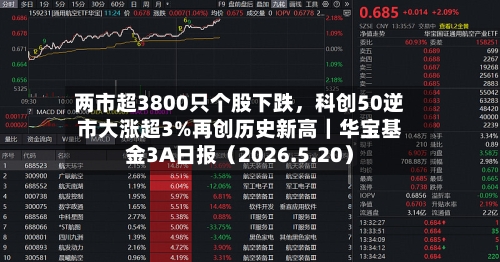 两市超3800只个股下跌	，科创50逆市大涨超3%再创历史新高｜华宝基金3A日报（2026.5.20）-第1张图片