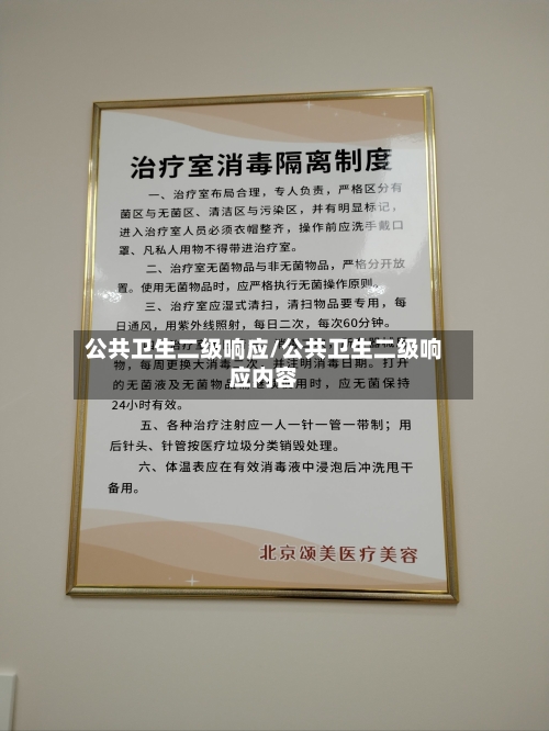 公共卫生二级响应/公共卫生二级响应内容-第1张图片
