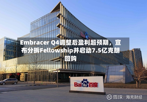 Embracer Q4调整后盈利超预期，宣布分拆Fellowship并启动7.5亿克朗回购-第3张图片