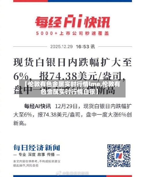 【伦敦有色金属实时行情lme,伦敦有色金属实时行情白银】-第1张图片