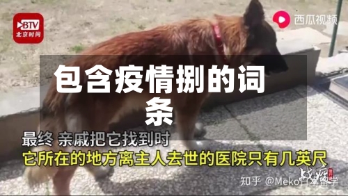 包含疫情捌的词条-第1张图片