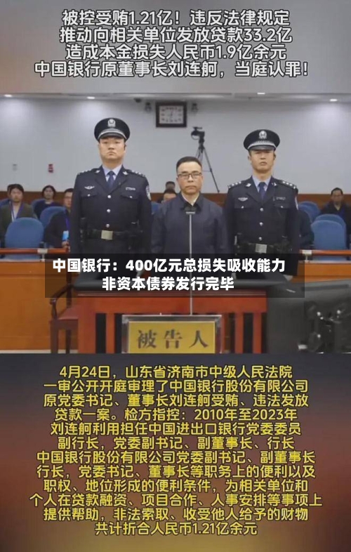 中国银行：400亿元总损失吸收能力非资本债券发行完毕-第2张图片