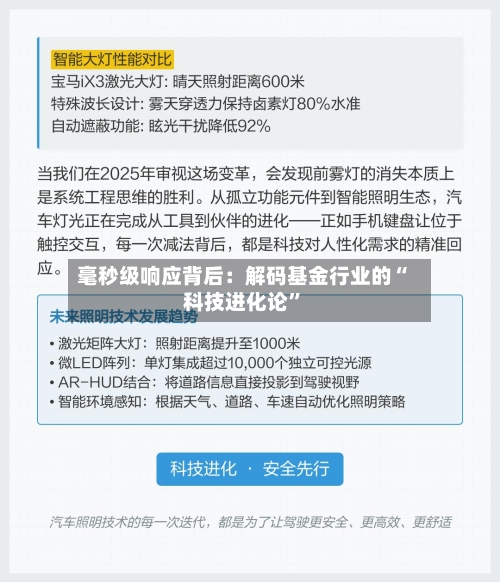 毫秒级响应背后：解码基金行业的“科技进化论	”-第2张图片