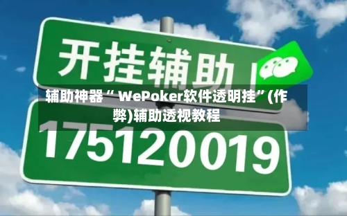 辅助神器“ WePoker软件透明挂”(作弊)辅助透视教程-第3张图片